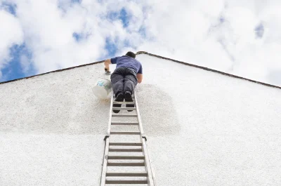 Peinture extérieure au Bourg-Dun — façades et ravalement